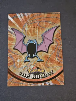 Golbat #42 Holo Pokemon Topps Series 1 Card (Black Label) - Image 1