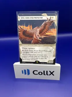 Magic The Gathering Assassin's Creed Senu, Keen-Eyed Protector Showcase Foil#128 - Image 1