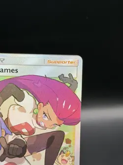 2019 Jesse And James Pokemon TCG Full Art Trainer Card 68/68 Hidden Fates NM - Image 4