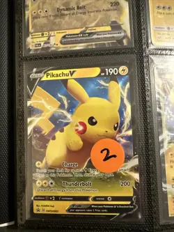 Lot of 9 Pikachu Sableye & Golisopod Pokemon Cards Authentic - Image 2