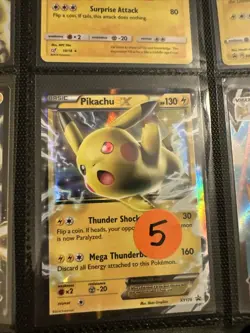 Lot of 9 Pikachu Sableye & Golisopod Pokemon Cards Authentic - Image 3