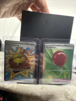 Pokemon Lot Of 2 FIGHTING GONG 168/132 - 166/132 Air Balloon Mega Evolution NM - Image 1