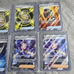 TCG Pokemon Mega Evolution Illustration Rare Full Art Trainer Cards Lot Of 11. - Image 3