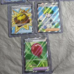TCG Pokemon Mega Evolution Illustration Rare Full Art Trainer Cards Lot Of 11. - Image 4