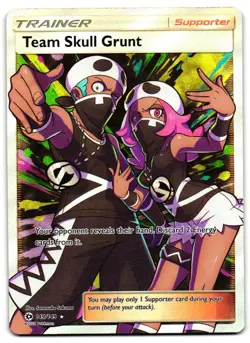 Team Skull Grunt 149/149 - Sun & Moon Rare Ultra Pokemon TCG - M/LP Card - Image 1