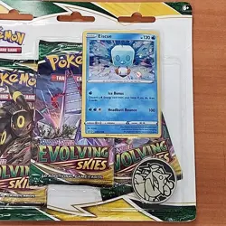 Pokemon TCG Sword & Shield Evolving Skies 3 Pack Blister + Umbreon Promo Card - Image 4