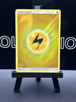 Pokemon Lightning Energy 2017 Reverse Holo Shining Legends LP - Image 2