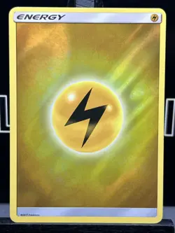 Pokemon Lightning Energy 2017 Reverse Holo Shining Legends LP - Image 3