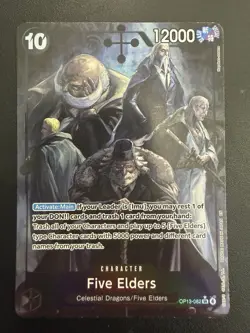 One Piece Five Elders (Alternate Art) OP13-082 Carrying On His Will Foil - Image 1