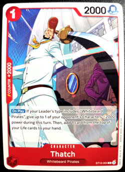 Thatch ST15-004 ONE PIECE Tcg Common NM Red - Image 1