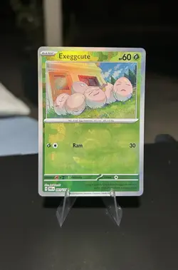 Pokemon TCG Exeggcute Master Ball Prismatic Evolutions Card 001/131 NM Condition - Image 1