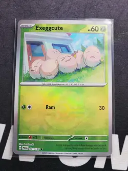 Exeggcute (Master Ball) 001/131 Prismatic Evolutions Reverse Holo Pokemon TCG NM - Image 1