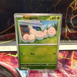 Exeggcute (Master Ball) 001/131 Prismatic Evolutions Reverse Holo Pokemon TCG NM - Image 1