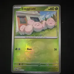 Exeggcute (Master Ball) 001/131 Prismatic Evolutions Reverse Holo Pokemon TCG NM - Image 2