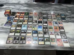 74 Magic The Gathering Card lot MTG vintage and modern collection plains swamp - Image 1