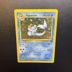 Pokemon TCG Vaporeon Jungle Set Holo Card 12/64 - Image 5