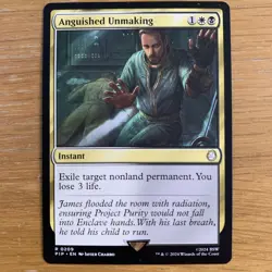 Anguished Unmaking ~ Commander: Fallout [ NearMint ] [ Magic MTG ] Rare Card - Image 1