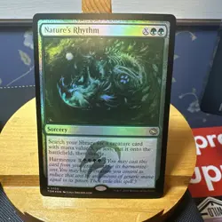 MTG - Nature's Rhythm - FOIL - Sorcery - TDM #150 - Rare - NM - Image 1