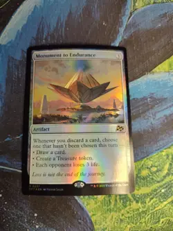 Monument to Endurance - R0237 Foil - Aetherdrift - Magic the Gathering - NM - Image 1
