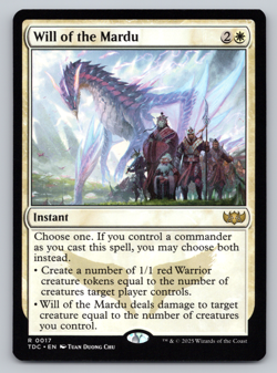 Will of the Mardu - Commander: Tarkir Dragonstorm MTG - Image 1
