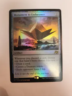 Monument to Endurance - R0237 Foil - Aetherdrift - Magic the Gathering - NM - Image 1