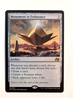 Monument to Endurance - R0237 Foil - Aetherdrift - Magic the Gathering - NM - Image 1