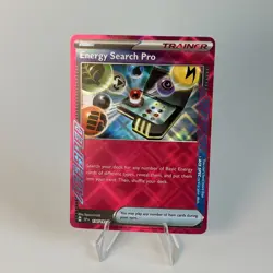 Pokemon Trainer Energy Search Pro 176/191 Sv08: Surging Sparks Holo (Pack Fresh) - Image 1