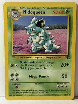 Nidoqueen 23/64 Jungle LP Pokemon Fast Shipping - Image 1