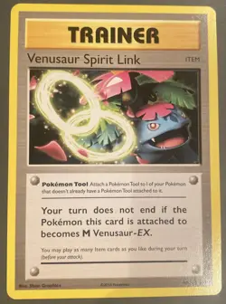 Pokemon TCG Venusaur Spirit Link XY Evolutiona 89/108 Regular Uncommon MP - Image 1