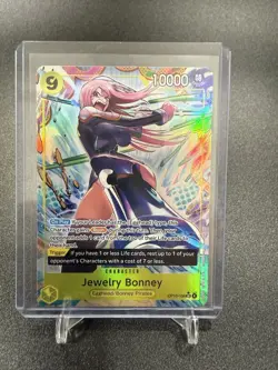 Jewelry Bonney OP13-108 SR Alt Art Carrying On His Will One Piece TCG English NM - Image 1