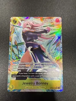 Jewelry Bonney OP13-108 SR Alt Art Carrying On His Will One Piece TCG English NM - Image 2