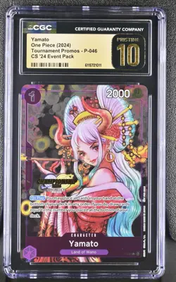CGC 10 Pristine - Yamato P-046 Championship CS 2024 Event Pack Promo One Piece - Image 1