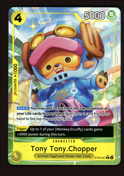 Tony Tony Chopper ST29-007 Promo - One Piece STARTER DECK Egghead English NM - Image 1