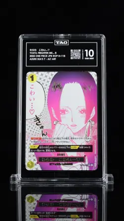 TAG 10 - Boa Hancock I'm Scared OP14-118 Event Alternate Art One Piece Japanese - Image 1
