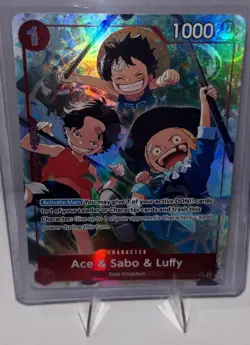Ace & Sabo & Luffy Alt Art OP13-007 - One Piece TCG (ENG) Carrying On His Will - Image 1