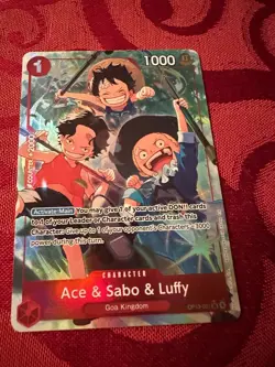 Ace & Sabo & Luffy Alt Art OP13-007 - One Piece TCG (ENG) Carrying On His Will - Image 1