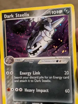 Dark Steelix 10/109 Team Rocket Returns Holo Rare Pokemon Card 2004 VLP SWIRL - Image 4