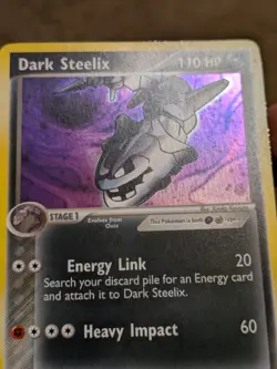 Dark Steelix 10/109 Team Rocket Returns Holo Rare Pokemon Card 2004 VLP SWIRL - Image 5
