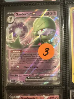Lot of 9 Pokemon Cards Authentic ~ Alolan Vulpix Miraidon Gardevoir - Image 5