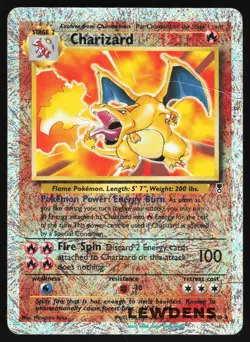 Charizard - 3/110 - Reverse Holo Rare - Legendary Collection - Pokemon Card DMG - Image 1