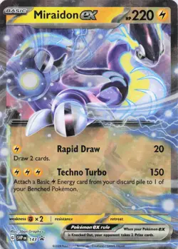 Miraidon ex - Promo Holo SV: Scarlet & Violet Promo Cards 143 NM - Image 1