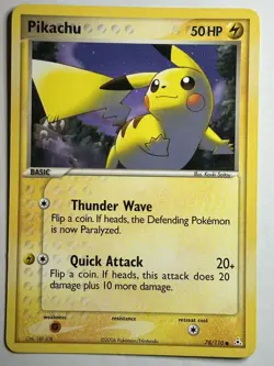 Pikachu Holon Phantoms 78/110 LP-NM Pokemon card - Image 1