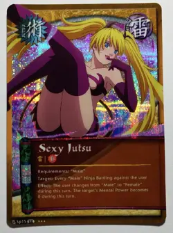 Carte Naruto CCG Collectible Card Game Foil neuf Prism 301 - Image 1