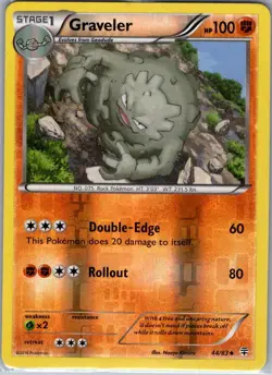 Graveler 46/106 Reverse Holo XY - Flashfire - Pokemon Card - NM - Image 1