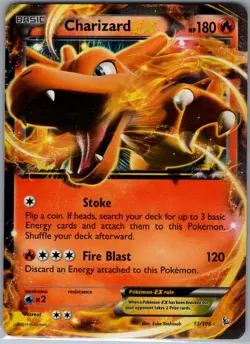 Charizard EX 11/106 XY - Flashfire - Pokemon Card - NM - Image 1