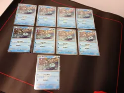 Pokemon Wooper Black Star Promo 9 Card Lot Tcg - Image 1