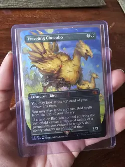 Traveling Chocobo (Borderless) (Chocobo Track Foil) Final Fantasy Foil - Image 1