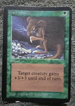 Mtg Alpha Giant Growth PL Magic The Gathering Commander Pauper LEA - Image 2