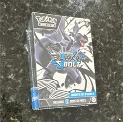 Pokemon Scarlet & Violet Black Bolt Booster Bundle Box Zekrom 6 Packs English - Image 1