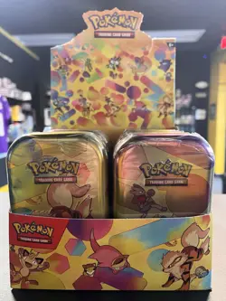 Pokemon TCG Scarlet & Violet 151 Mini Tin Sealed - Meowth & Hitmonchan (or artwo - Image 2